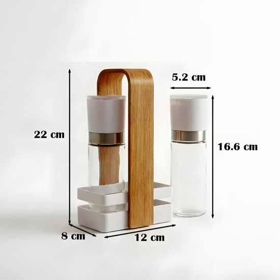 Salt & Pepper Grinder Set - 2 Pcs
